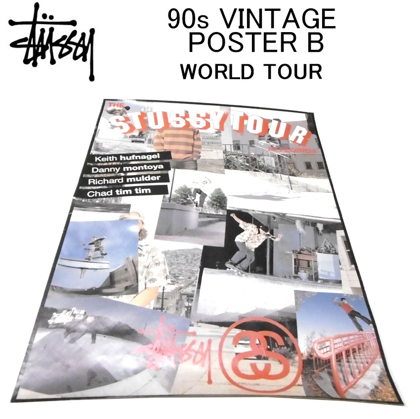 楽天市場】ステューシー ポスター STUSSY 90s VINTAGE POSTER A