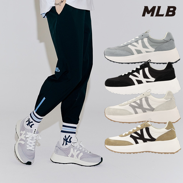 送料無料 Mlb エムエルビー Chunky Jogger Shoes 韓国ファッション 男女共用 スニーカー おしゃれ 通学 通勤 メンズシューズ レディーススニーカー カジュアル Andapt Com