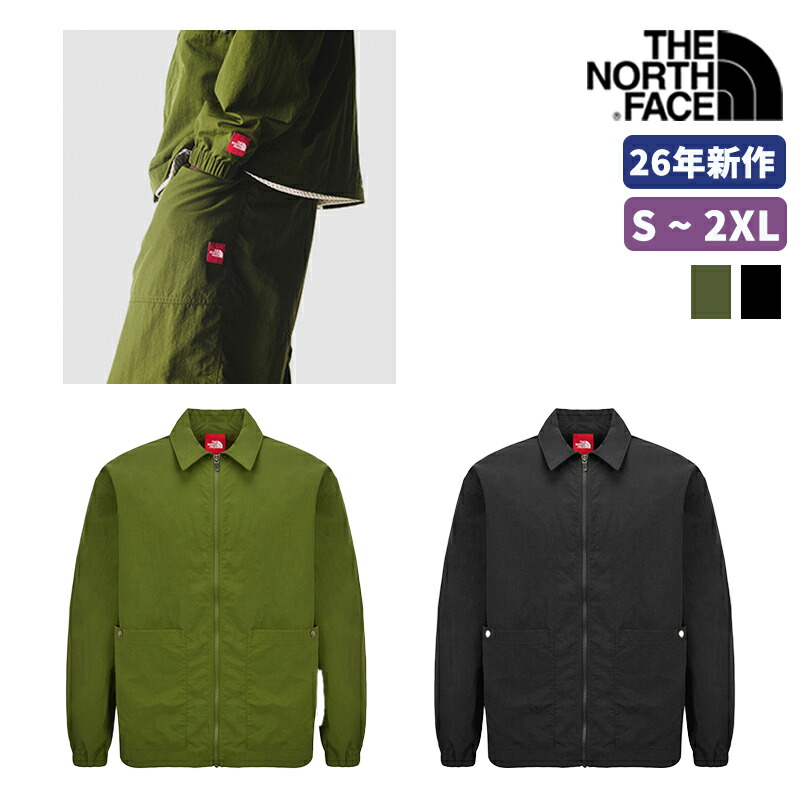 ★最大1,000円OFFクーポン配布中[THE NORTH FACE] M TNF RED BOX NYLON L/S SHIRT 韓国ファッション ジャケット アウター 長袖 ナイロン100％ シンプル ノースフェイス 17,273円
