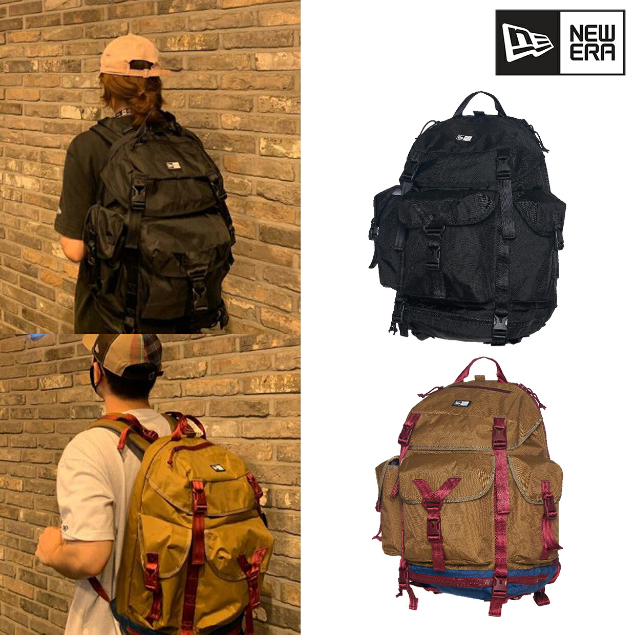 豪華 楽天市場 Newera Acc Utility Pack Xpac Vx21 12552 ユニセックス 大容量リュック 韓国バッグ 旅行バッグ バックパック 軽い防水材質 韓国ファッション Bimishop 史上最も激安 Hajoseppelt De