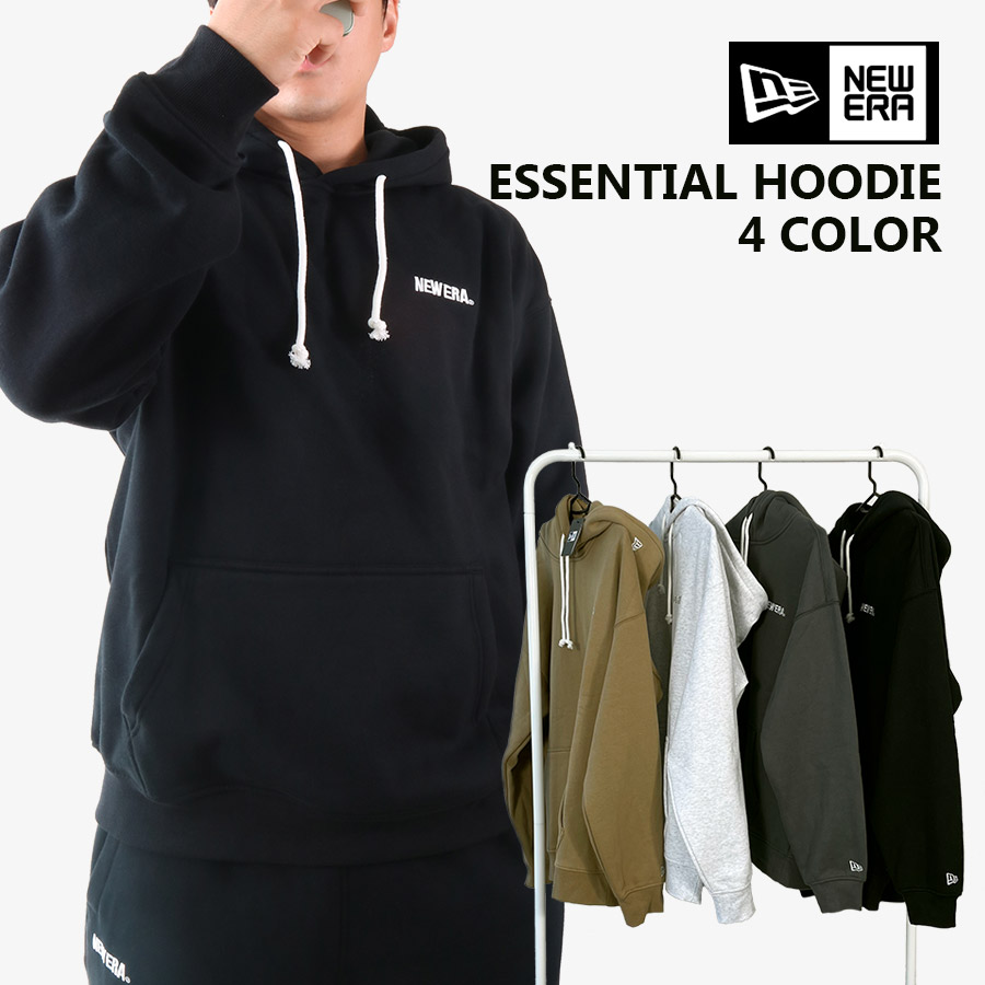 Newera Essential Hoodie 21秋冬コーデ韓国ファッション無地エッセンシャルフーディスウェットパーカーメンズトップス A Wボンネットラックトレーナーシンプル 長袖大人望人気商いもの4外観 薄墨 チャコール 墨染め ベージュ Crunchusers Com