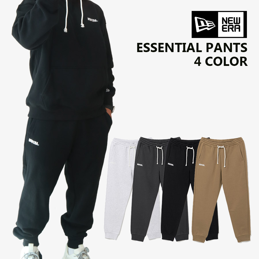 Newera Essential Pants 21秋冬コーデ韓国モード無地エッセンシャルパンツスウェットメンズボトムス A W長ズボン平たい 新た物品評判商品4恋びと 薄墨色 暗灰色 黒奴 ベージュ Bidbuyimporters Com