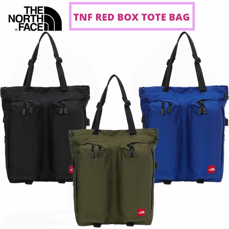 ノースフェイス TNF レッド ボックス トートバッグ TNF RED BOX TOTE BAG 収納力の良いトートバッグ 16インチ ノートパソコンバッグ 韓国ノースフェイス｜bimishop 12,254円