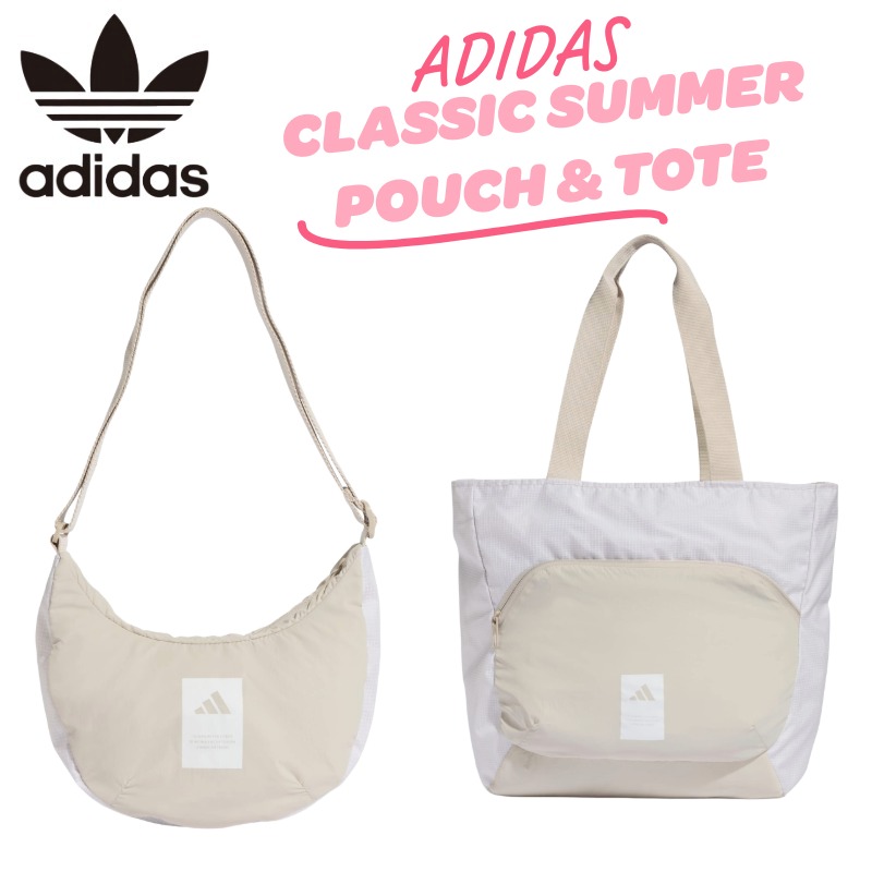 ★最大1,000円OFFクーポン配布中★アディダス クラシック ポーチ & トートバッグ adidas CLASSIC SUMMER POUCH & TOTE クロスバッグ ショルダーバッグ ミニポーチ サブバッグ 韓国ファッション｜bimishop