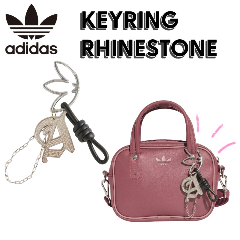 【楽天市場】アディダス キーリング ラインストーン adidas KEYRING RHINESTONE バッグチャーム キラキラキーホルダー ...
