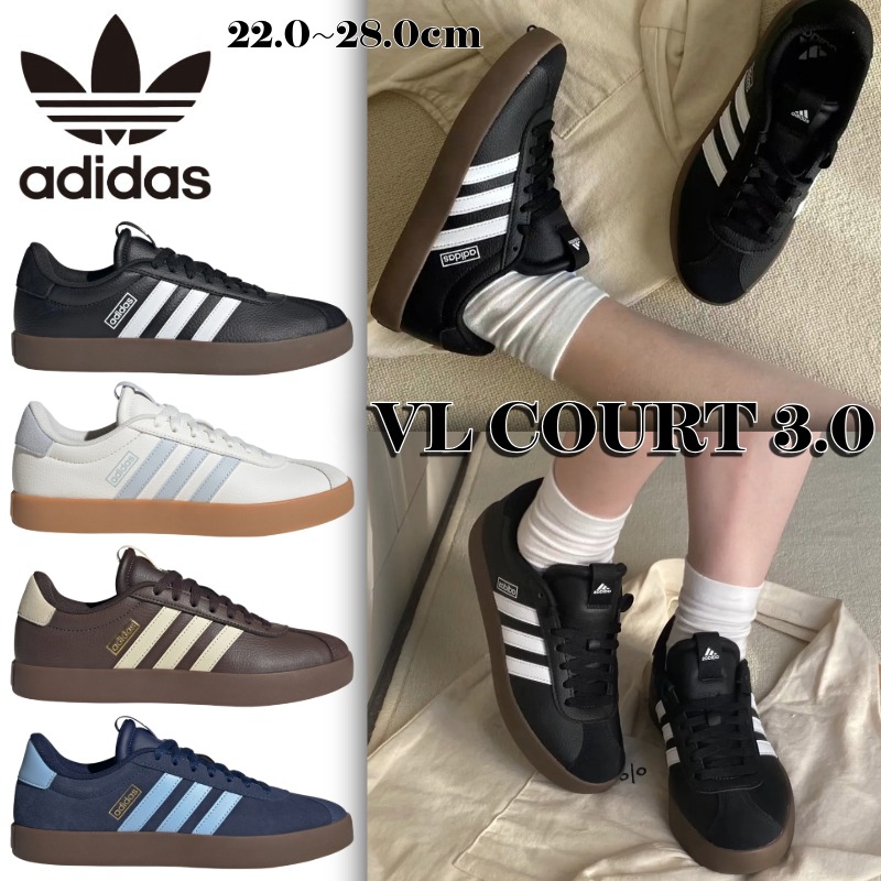 ★最大1,000円OFFクーポン配布中★アディダス VL コート 3.0 adidas VL COURT 3.0 22.0~28.0cm ボードシューズ スニーカー 韓国ファッション|bimishop