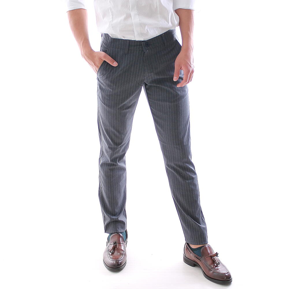 楽天市場 スキニー スリム スラックス ストライプ パンツ メンズ グレージュ グレー 大きいサイズ も入荷 春夏秋 ビジネス パンツ ジャケパン 薄手 薄地 ｂｉｎ １ ｌｉｍｉｔｅｄ
