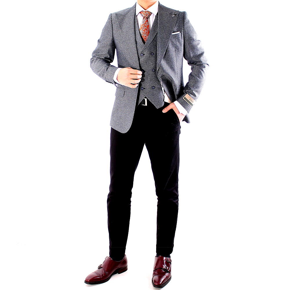 楽天市場 テーラードジャケット ジレ セットアップ ブレザー メンズ ネイビー 紺 タイト スリムフィット ジャケパン 春 秋 冬 大きいサイズも入荷 ビジネスジャケット フォーマル ｂｉｎ １ ｌｉｍｉｔｅｄ