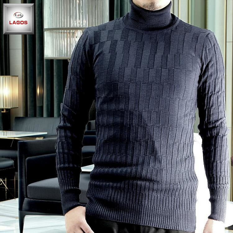 楽天市場】タートルネックセーター ハイネック ニット リブ編み/薄手