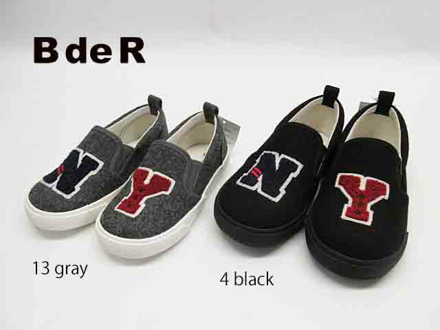 SALE!50%OFF!! 2019秋冬 BdeR ワッペン付スリッポン