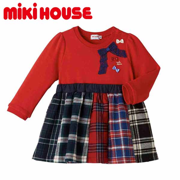 楽天市場】セール30%OFF！ミキハウス うさこ 重ね着風ワンピース(110cm