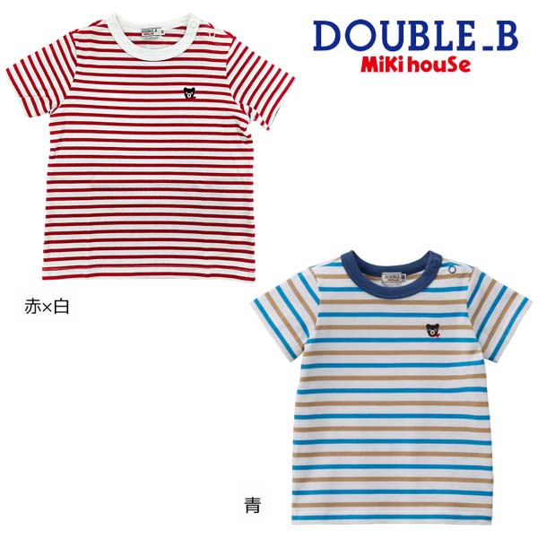 ダブルB★マリンTシャツ★１００★半袖Tシャツ★新品未使用☆ミキハウス☆プッチー 62-5210-497_.jpg