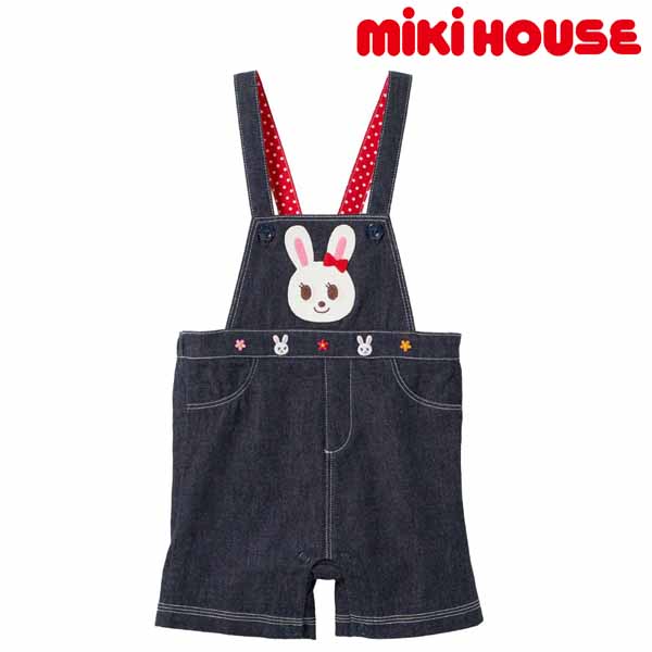 サンクス通貨価値☆MIKIHOUSE ミキハウス 上っ張り：80珊,90珊,100珊：12-3303-572
