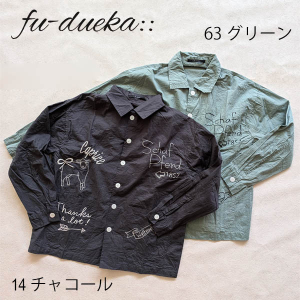 fu-dueka::　ツイル刺繍ジャケット　:1712467：レディース