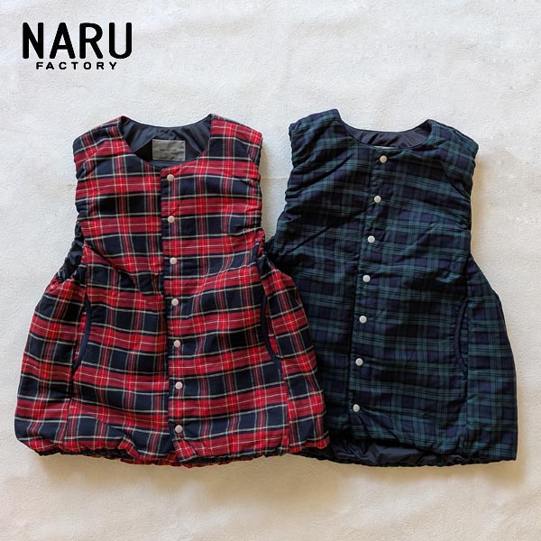SALE! 20%OFF!! NARU　ロイヤルタータン パデットベスト :665105：レディース