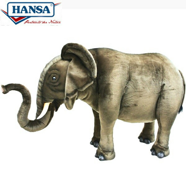 HANSA 3007 象さん130 全長：130糎 ELEPHANT RIDE-ON  BH3007  ぬいぐるみ ハンサ 象 クリスマス 生まれ落ちる日 差し上げ物 毛の荒物 犬 猫 鳥 うさぎ ペンギン 毛の荒物 飾りつけ あやつり人形 図形 KOESEN ケーセン 気が大きい マスコット 実物大 大型