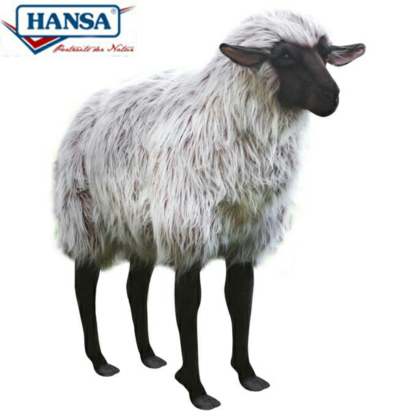 HANSA 3595 羅紗綿105 全長：105糎 SHEEP L.S. BROWN BH3595 ひつじ 羊 雄 雌  ぬいぐるみ ハンサ クリスマス 生まれ落ちる日 差し上げ物 毛の荒物 犬 猫 鳥 うさぎ ペンギン 毛の荒物 飾りつけ あやつり人形 図形 KOESEN ケーセン 気が大きい マスコット 実物大 大型