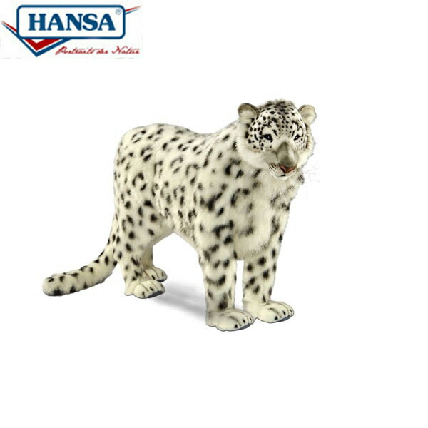 HANSA 4282 ユキヒョウ122 全長：122糎 SNOW LEOPARD STA BH4282  ぬいぐるみ ハンサ クリスマス 生まれ落ちる日 差し上げ物 毛の荒物 犬 猫 鳥 うさぎ ペンギン 毛の荒物 飾りつけ あやつり人形 図形 KOESEN ケーセン 気が大きい マスコット 実物大 大型