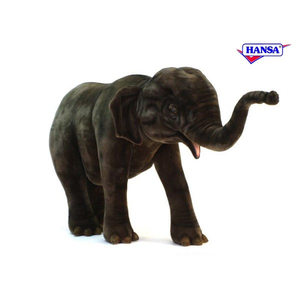 HANSA 5321 アジア象さん180 全長：180糎 ASIAN ELEPHANT  BH5321  ぬいぐるみ ハンサ クリスマス 生まれ落ちる日 差し上げ物 毛の荒物 犬 猫 鳥 うさぎ ペンギン 毛の荒物 飾りつけ あやつり人形 図形 KOESEN ケーセン 気が大きい マスコット 実物大 大型