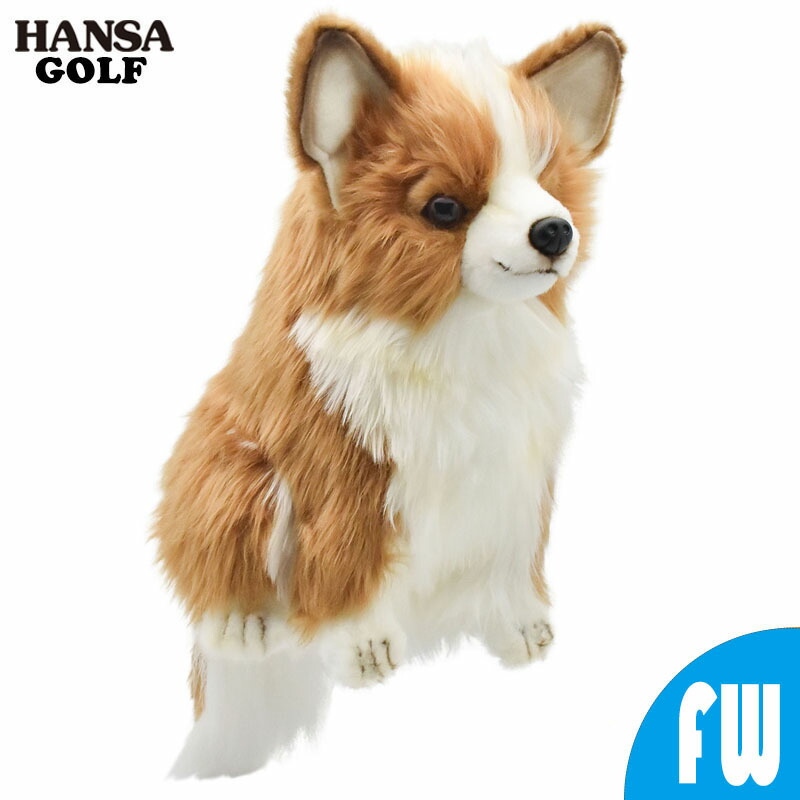 HANSA ゴルフ FW用 ヘッドカバー チワワ フェアウェイウッド用 BH8179 ぬいぐるみ ハンサ 誕生日 プレゼント 犬 おすすめ 親子 寅年 干支 動物 猫 鳥 アニマル 置物 人形 フィギュア マスコット 実物大 大型 おしゃれ かわいい ドライバーヘッド キャラクター 高級 セット