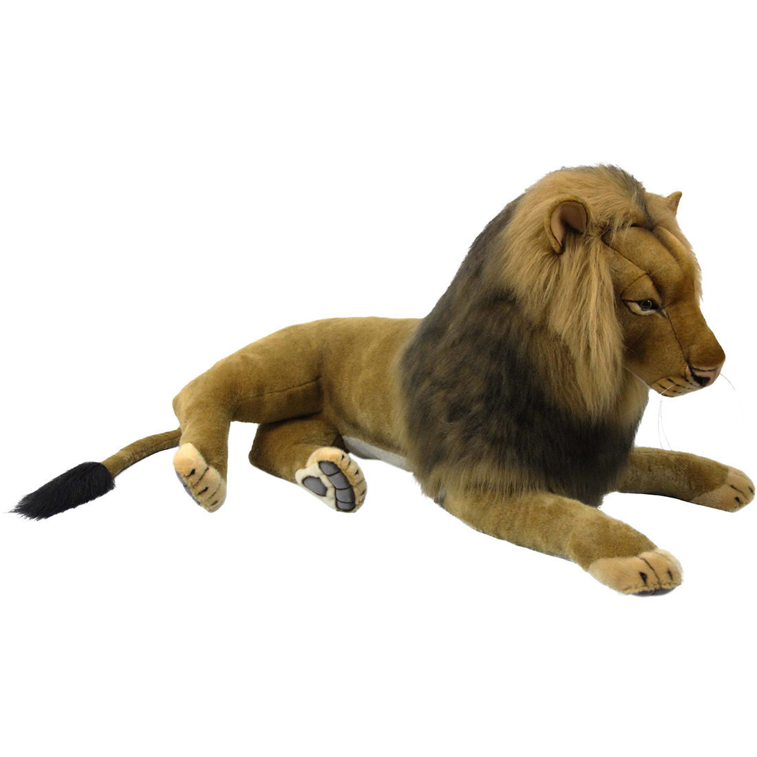 HANSA 3568 百獣の王（雄） 全長：100珊 LION  BH3568  雄百獣の王 百獣の王 ぬいぐるみ ハンサ うさぎ 兎 クリスマス 生まれ落ちる日 差し上げ物 毛の荒物 犬 猫 鳥 うさぎ ペンギン 毛の荒物 飾りつけ あやつり人形 図形 KOESEN ケーセン 大層らしい マスコット 実物大 大型 ビッグ