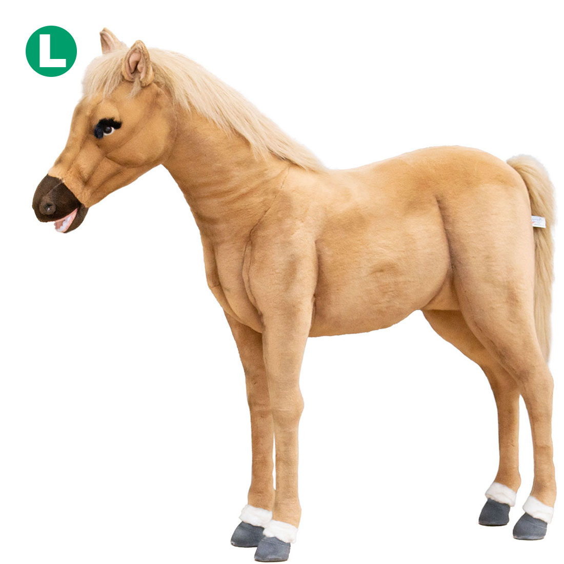 HANSA 5450 パロミノ(コ)108 全長：108糎 PALOMINO FOAL  BH5450  ぬいぐるみ ハンサ クリスマス 生まれ落ちる日 差し上げ物 毛の荒物 犬 猫 鳥 うさぎ ペンギン 毛の荒物 飾りつけ あやつり人形 図形 KOESEN ケーセン 気が大きい マスコット 実物大 大型