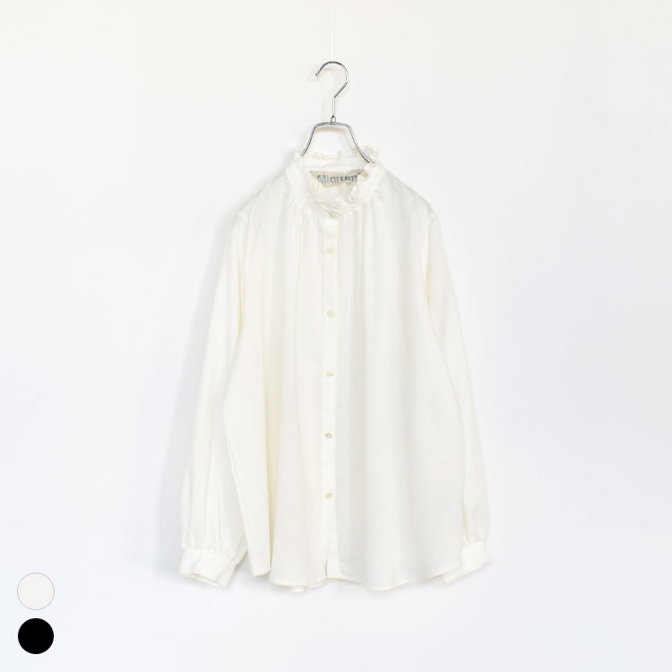 楽天市場】【SALE 20％OFF】MidiUmi(ミディウミ)/FRILL COLLAR GATHER