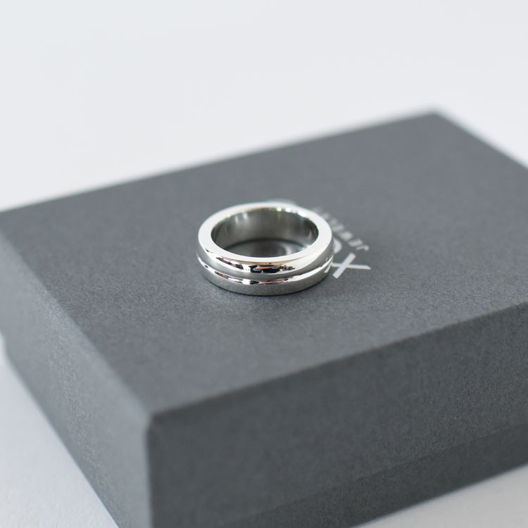 ショロジュエリー　シルバー 925 ダブルパフリング 楽天市場】XOLO JEWELRY（ショロジュエリー）/DOUBLE PUFF RING