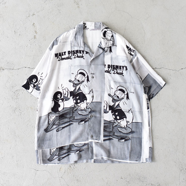 ポータークラシックDisney Mickey Mouse Aloha Shirt PORTER CLASSIC ALOHA COLLECTION SHIRT DISNEY MICKEY MOUSE