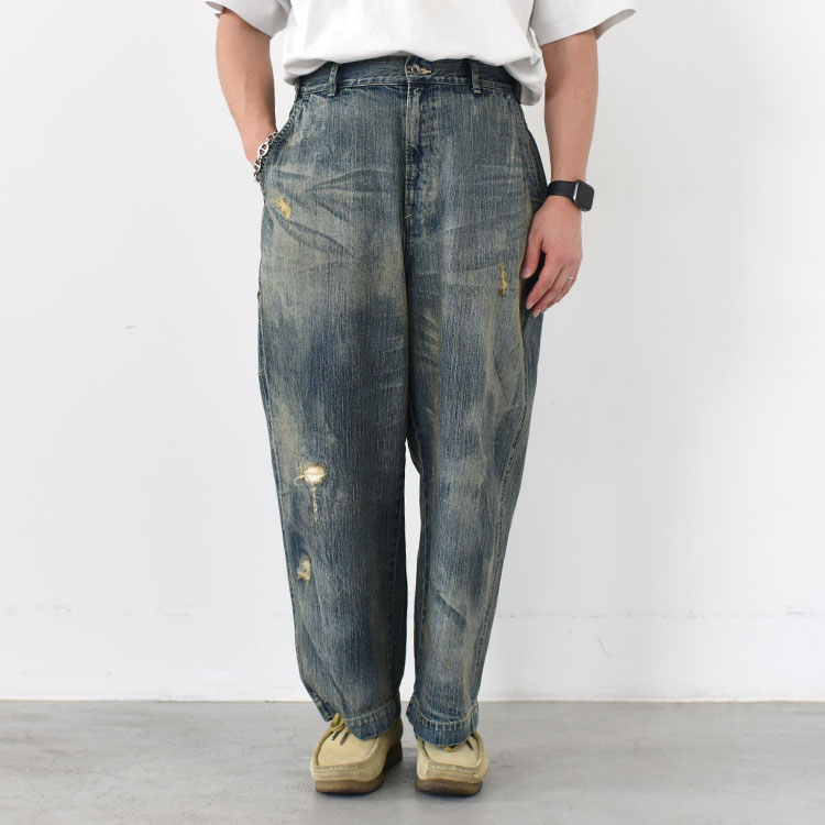 楽天市場】PORTER CLASSIC STEINBECK DENIM PAINTER PANTS