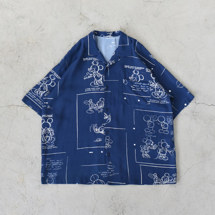 PORTER CLASSIC(ポータークラシック)/DISNEY MS / PC ALOHA COLLECTION ALOHA SHIRT / MICKEY MOUSE【2025新商品】/DP-024-3290|web store BINGOYA -店-
