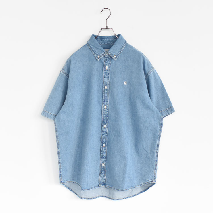 ★ドイツ発*carhartt WIP*新作*Lucas デニム半袖シャツ/BC★ 29709481_58736137_600.jpg