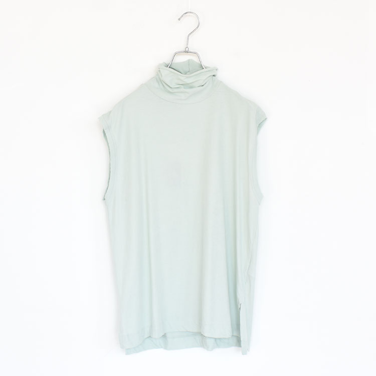 【SALE 30％OFF】unfil（アンフィル）/twisted cotton jersey high-neck sleeveless Tee ハイネック スリーブレスティー/WVSP-UW141【返品交換不可】｜web store BINGOYA -店-