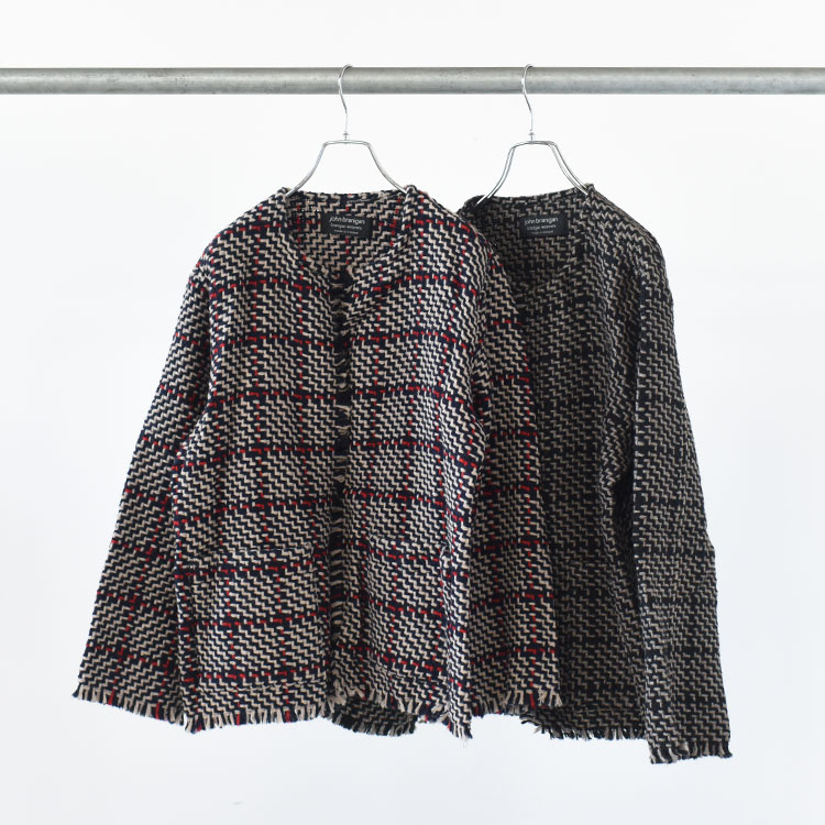 ジャケット・アウター John Branigan 4POCKET KNIT FRINGE JACKET 楽天市場】John Branigan ジョンブラニガン ニットジャケット 4 Pocket