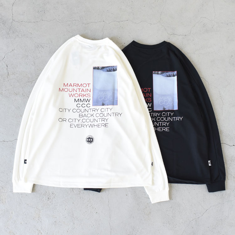【SALE 20％OFF】Marmot（マーモット）/City Country City x Marmot MMWCCC L/S T-SHIRT ロングスリーブTシャツ/MTFW25MLS313CC【返品交換不可】