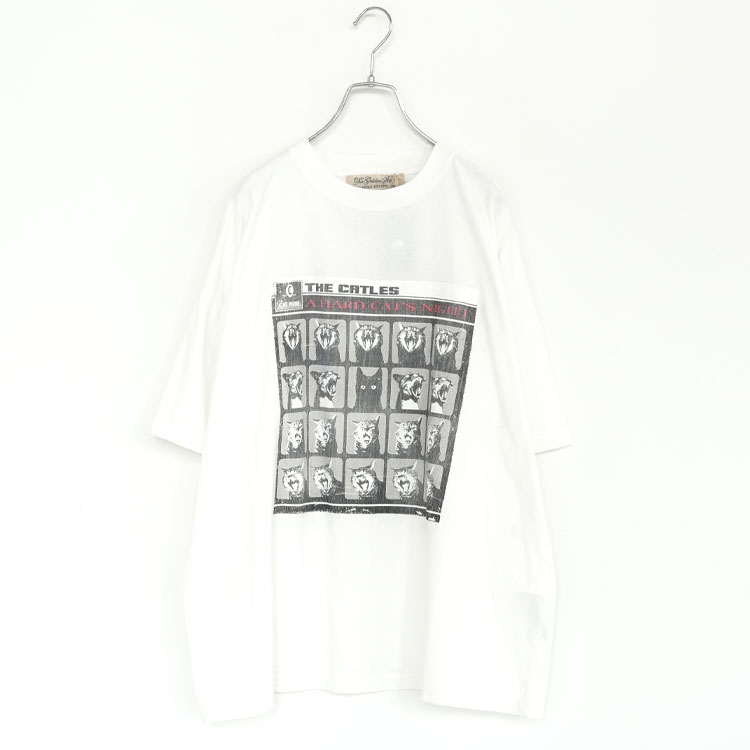 REMI RELIEF(レミ レリーフ)/HARD SP加工20 天竺BIGサイズTシャツ(A HARD CAT'S NIGHT)/RN31393156【2026秋冬】|web store BINGOYA -店-