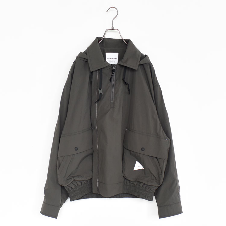 【SALE 10%OFF】and wander(アンドワンダー)/water repellent light jacket 2 ウォーターリペレント ライトジャケット2/574-6181042【2026新商品】【返品交換不可】|web store BINGOYA -店-