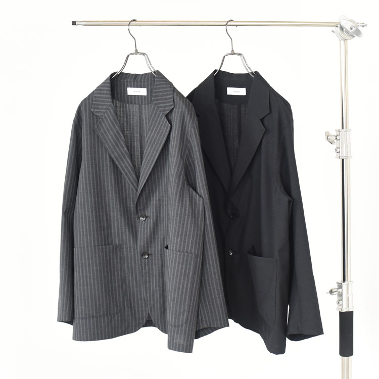 marka（マーカ）/2/72 Wool Tropical Washer Stroll Around Jacket 2/72ウールトロピカルワッシャー / ストロールアラウンドジャケット/M26A11JK01C【2026春夏】