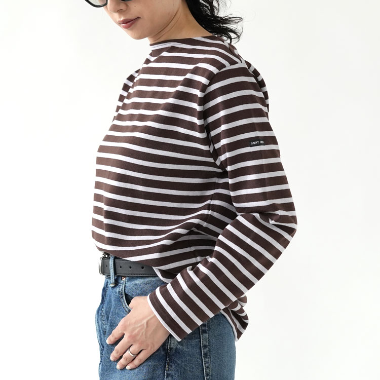 SAINT JAMES（セントジェームス）/OUESSANT ウエッソン長袖Tシャツ ボーダー/OUESSANT-19SS【2026春夏】