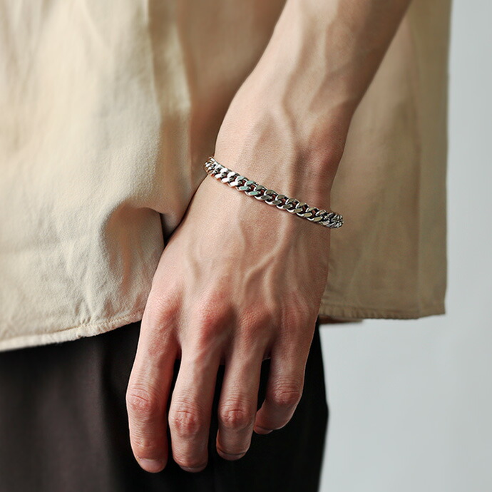 楽天市場 Binich ビニッチ 7 5mm 2面カット 喜平 ブレスレット メンズ シルバー925 アクセサリー シルバーブレスレット シルバー アクセサリーbinich