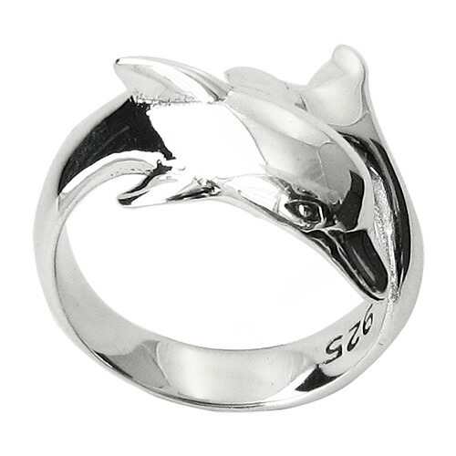 楽天市場】ハワイアンジュエリー イルカ ドルフィンリング リング 指輪
