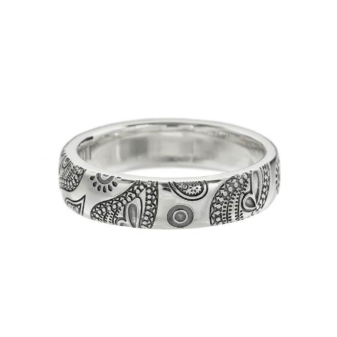 高い素材 Flui フルイ リング メンズ 指輪 ブランド ペイズリー S シンプル シルバー925 アクセサリー Cultural カルトラルフルイ シルバーリング Thebodyspecialist Nl
