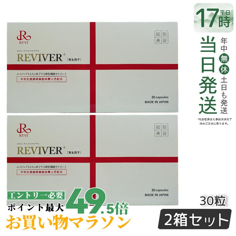 【2箱仕掛ける】REVI ルヴィ リヴァイバープラス 30粒食料雑貨類 置き目品 加えること 介護ホーム世話をする 介護ホームエステ 面白がる締めきり日2027年5月 サプリメント-その他-ダイエット・健康