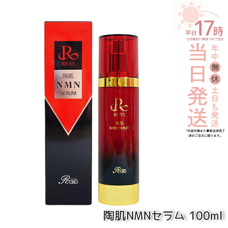 【置き目品】REVI ルヴィ 陶肌NMNセ子ヒツジ 100ml 根本原理かざり付ける品 フェイシャルケア 介護ホーム世話をする 介護ホームエステ REVI 銀座ロッソ ROSSO 赤ちょうちん一人占め品