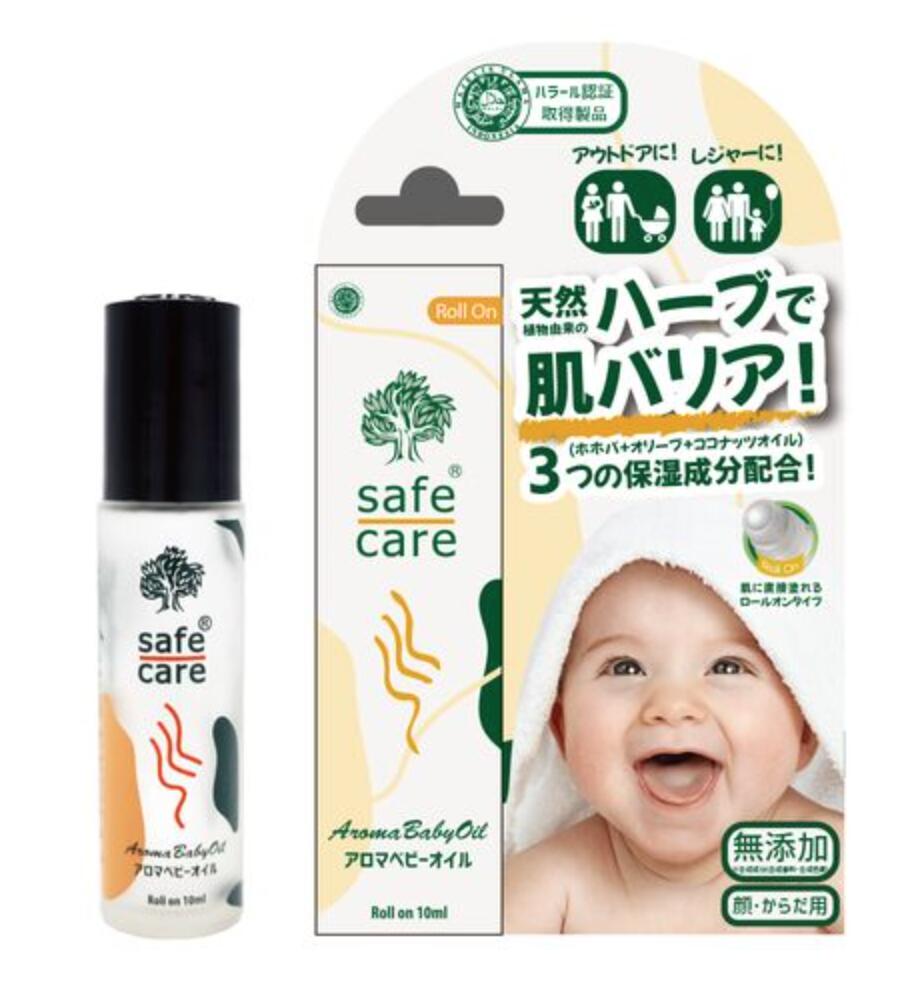 楽天市場 ネコポス Safecare アロマベビーオイル 10ml セーフケア リフレッシング ロールオンアロマ 香り 天然精油 カユプテ ユーカリ アニス ラベンダー ベルガモット スペアミント インドネシア 旅行 アウトドア 赤ちゃん 植物オイル 保湿 Ten おなかライフ