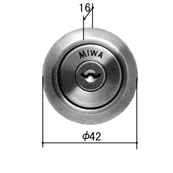 MIWA LZ 三協軽銀 勝手口部屋の入り口 円柱 WD3829
