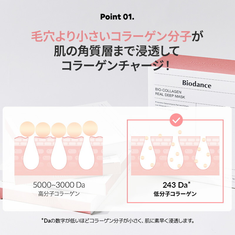 バイオダンス公式】バイオコラーゲンリアルディープマスク(4枚入り) 高