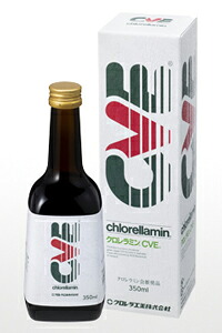 【高濃度クロレラエキス含有】 クロレラミンCVE （350ml） ＜初回ご注文時、専用グラス１個進呈。（目盛有。１目盛＝10ml。）＞　 【ポイント１０倍】