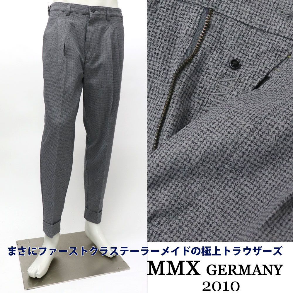 MMX エムエムエックス ＦＲＧブランド名 ストレッチコットンパンツ メンズ 秋冬 ツープリーツ 流行り ２タック ツータック≪ウォームビズ 商行為 心地よい 伸び伸びする填まる  テーパードパンツ  薄墨色≫【貨物輸送無料】33000-NGK