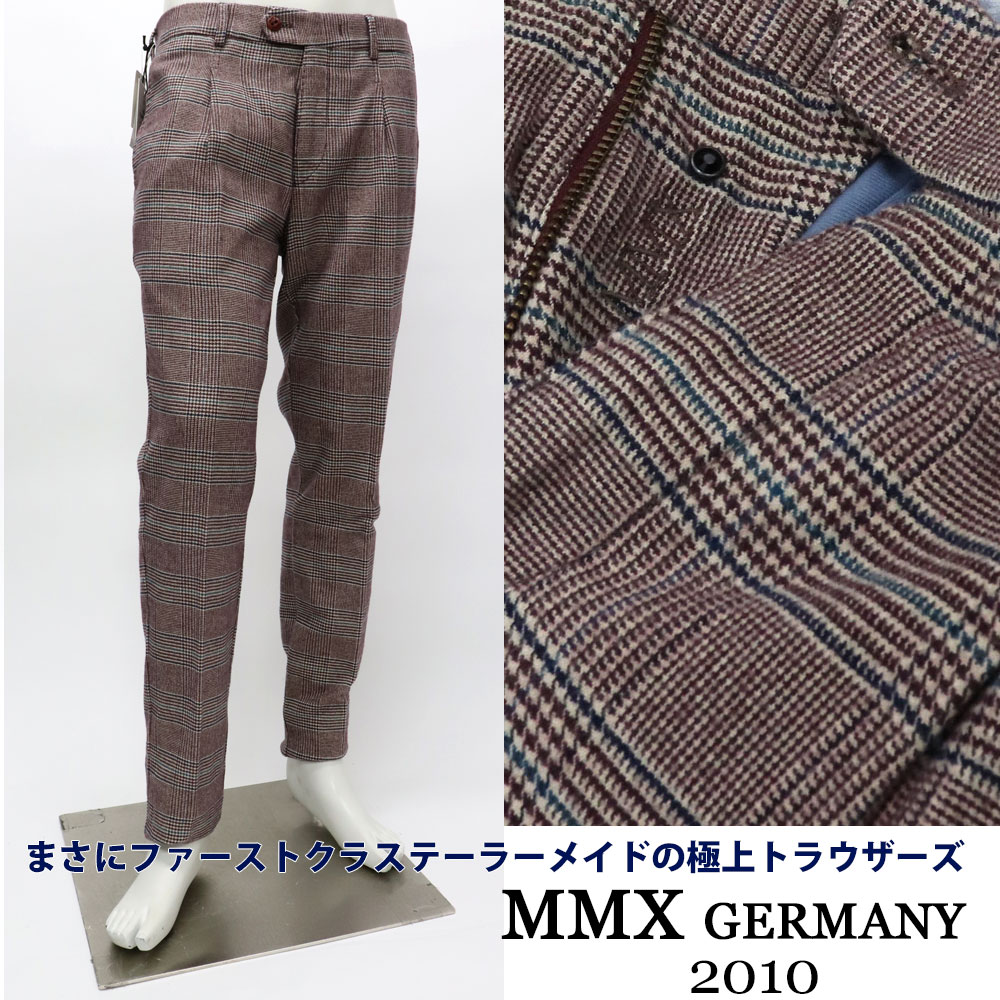 MMX エムエムエックス ＦＲＧブランド名 ウールライク 綿織物ズボン下 スラックス メンズ 秋冬 壱筋目  読み合わせる ≪ウォームビズ 商行為 心地よい か細いズボン下 ベージュレッドグレンチェック≫【貨物輸送無料】33000-NGK